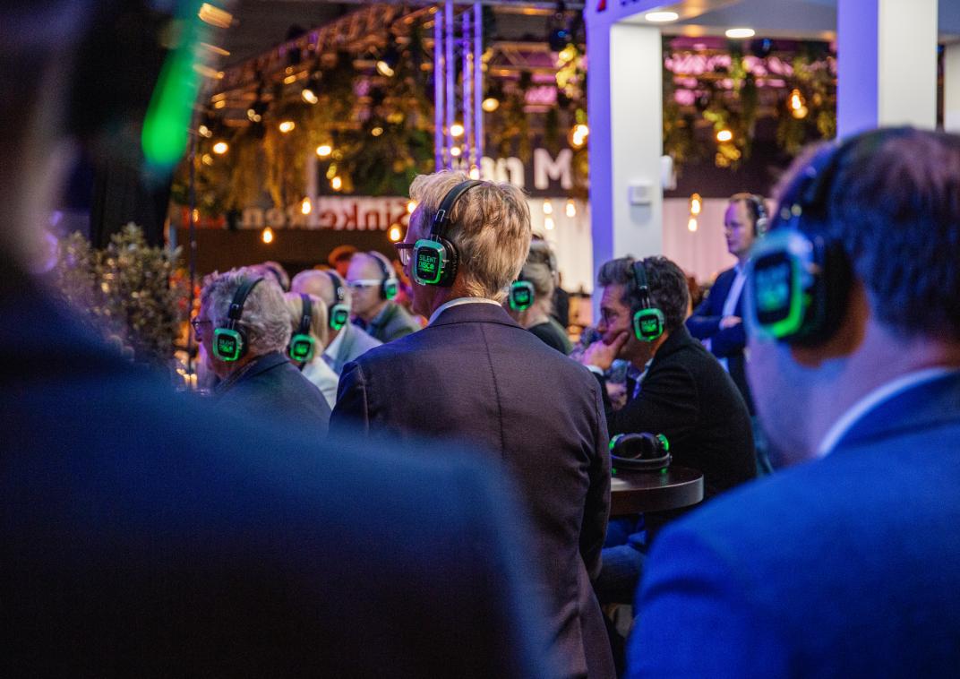 Sessie tijdens netwerkbeurs Contacta