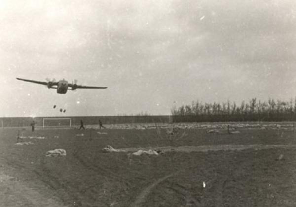 Watersnoodramp 1953, dropping Colijnsplaat