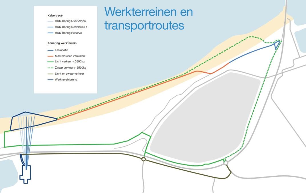 Kaart werkzaamheden TenneT