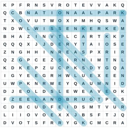 Antwoorden woordzoeker