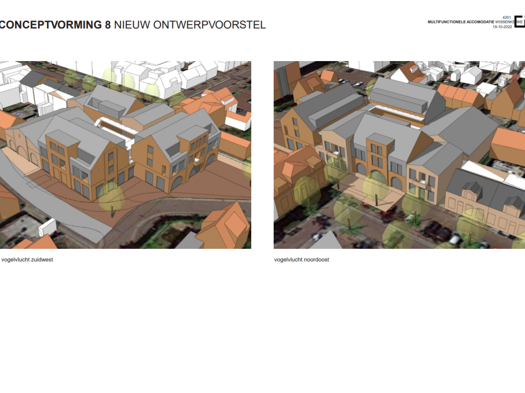 Concept tekening MFA Wissenkerke