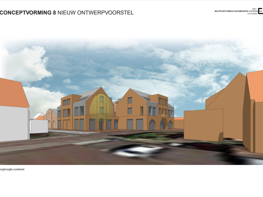 Concept tekening MFA Wissenkerke