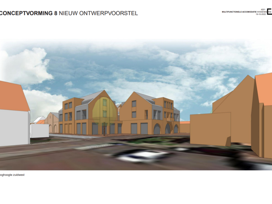 Concept tekening MFA Wissenkerke