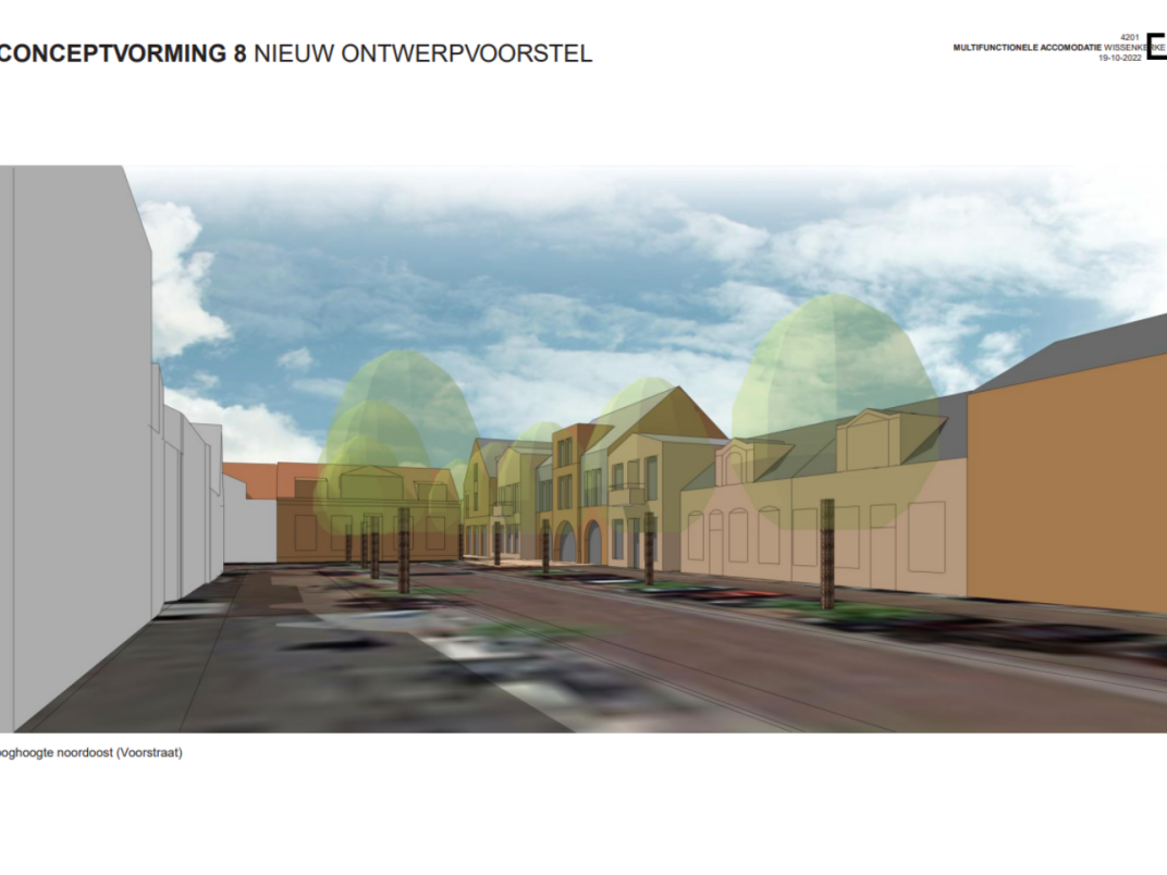 Concept tekening MFA Wissenkerke