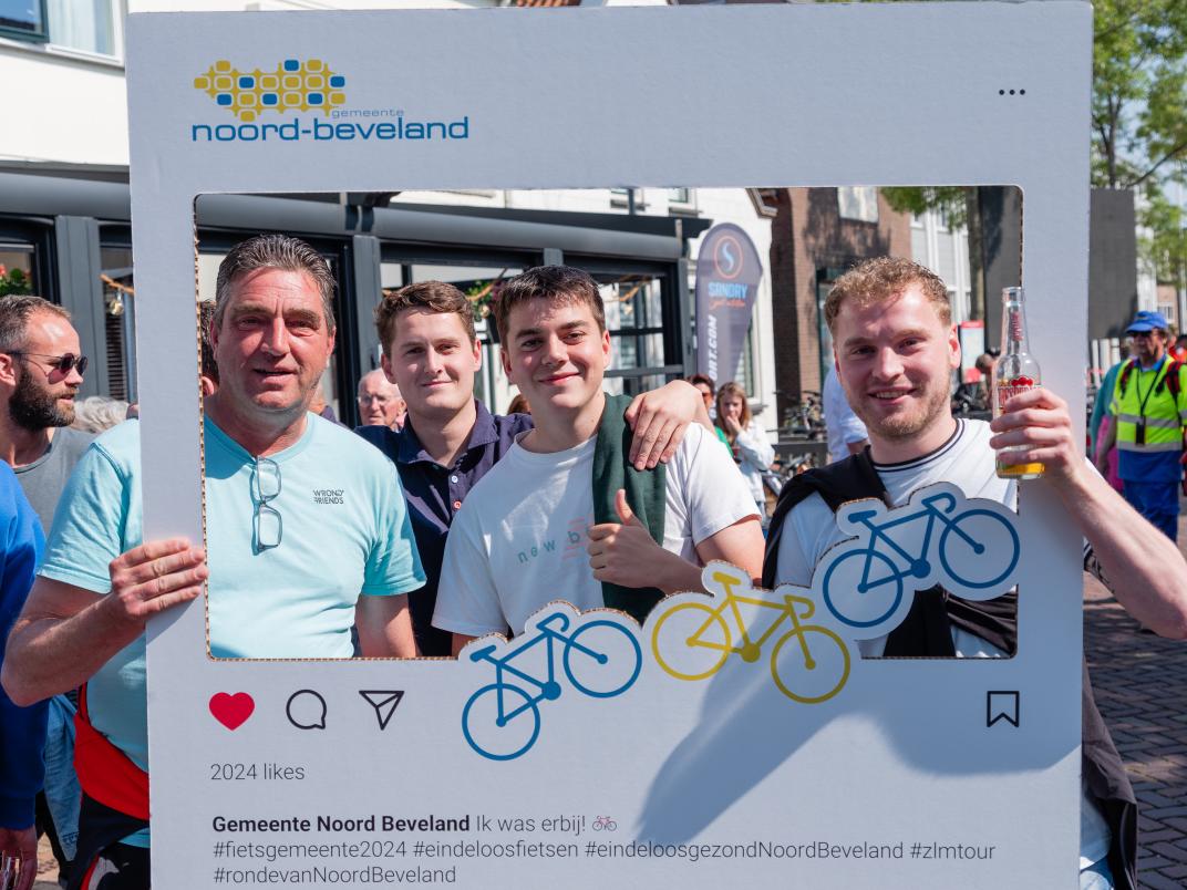 In het instagramframe 1