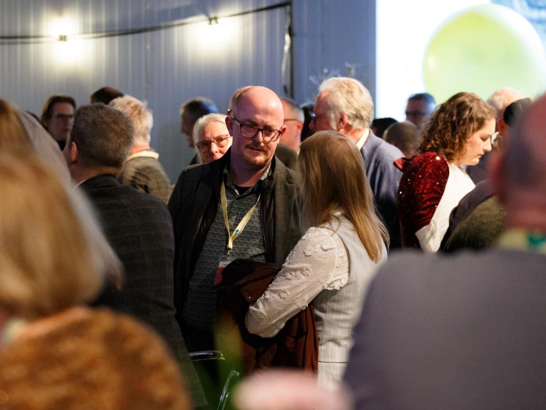 Deelnemers aan de ondernemersavond